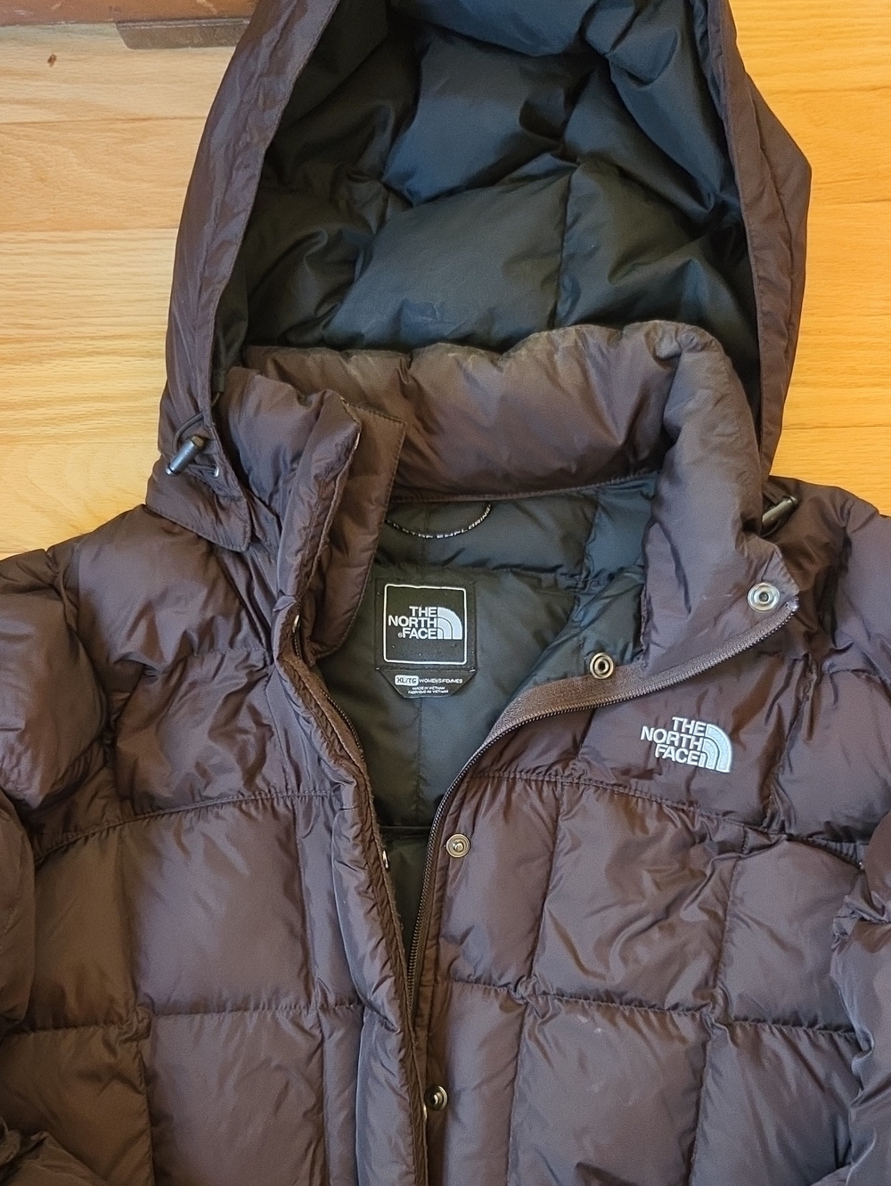 The North Face Metropolis 600-Fill Down Long Parka Puffer Jacket - Women's XL